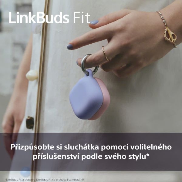 Sluchátka Sony LinkBuds Fit - zelená