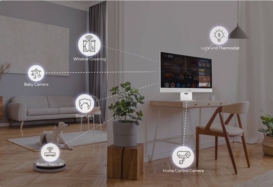 Udělejte ze svého Asus monitoru centrum své chytré domácnosti. 