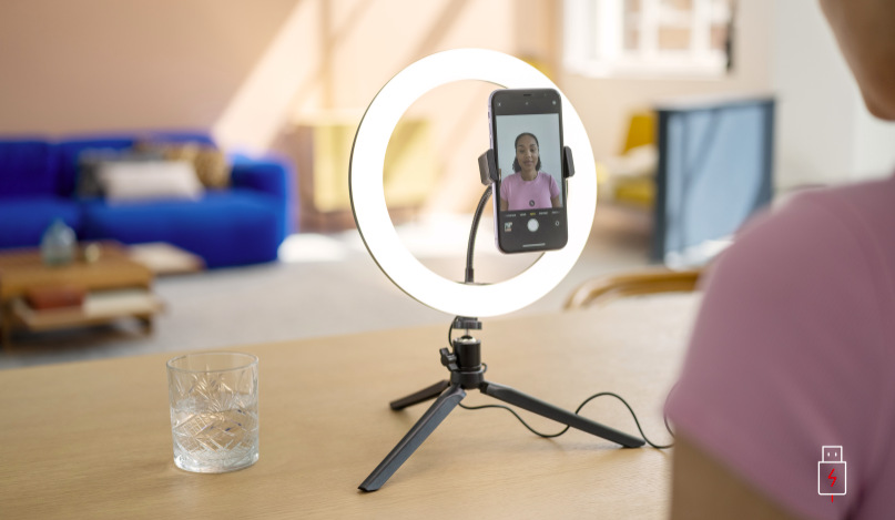 Světlo Trust Maku Ring Light Vlogging Kit Světlo Trust Maku Ring Light Vlogging Kit