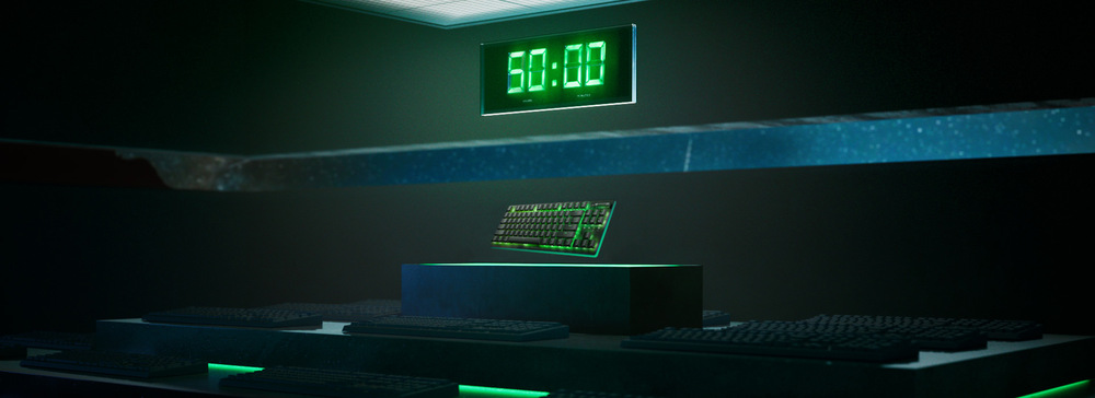 Klávesnice Razer DeathStalker V2 Pro Tenkeyless (Red Switch) - US Layout bílá