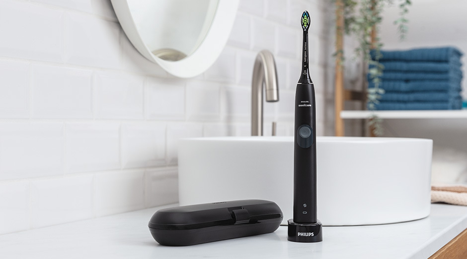 Zubní kartáček Philips Sonicare 4300 HX6800/87 černý Zubní kartáček Philips Sonicare 4300 HX6800/87 černý