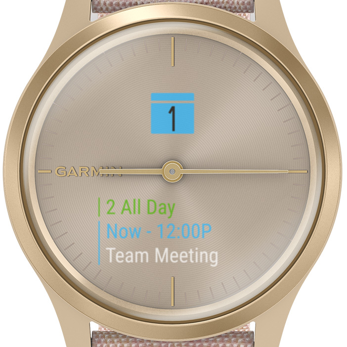 Chytré hodinky Garmin vivomove3 Style RoseGold/White - ZÁNOVNÍ - 12 měsíců záruka