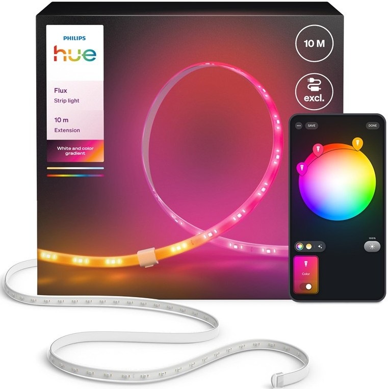 LED pásek Philips Hue Flux strip, light extension o délce 10 m