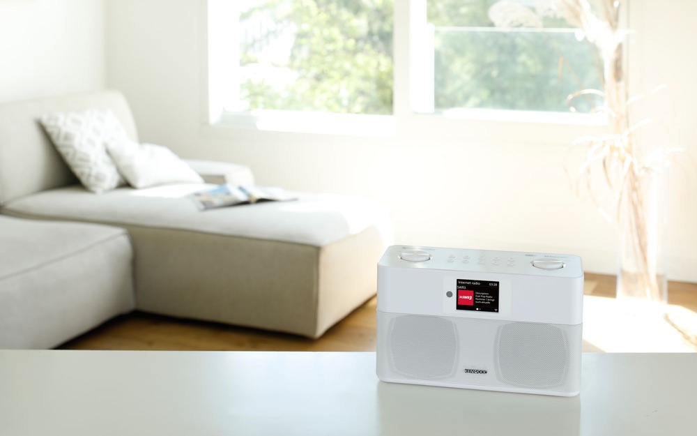 Internetový radiopřijímač s DAB+ KENWOOD CR-ST100S bílý