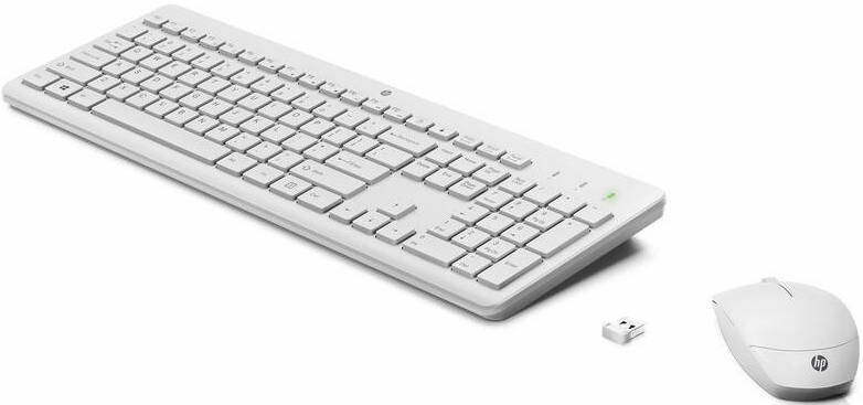Klávesnice s myší HP 230, CZ/SK bílá