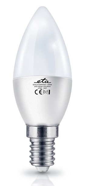 Žárovka LED ETA EKO LEDka svíčka 5,5W, E14, neutrální bílá