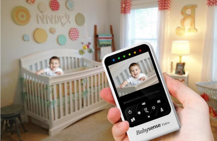 Sada Babysense Bundle monitor dechu + dětská chůvička bílá Babysense Bundle dětská chůvička