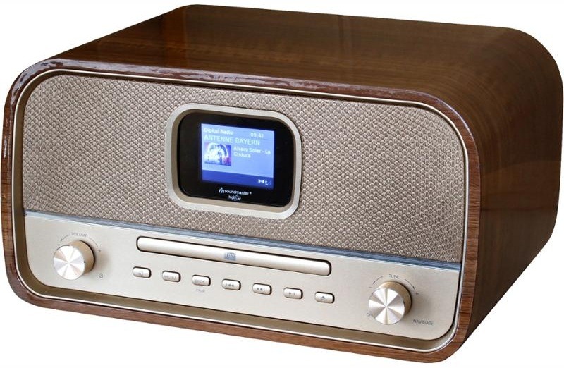 Radiopřijímač s DAB+ Soundmaster DAB970BR1 dřevo