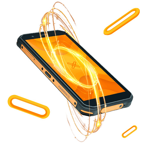 Mobilní telefon myPhone Hammer Energy X černý/oranžový Mobilní telefon myPhone Hammer Energy X černý/oranžový