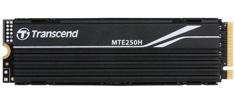 SSD Transcend MTE250H 4TB NVMe Heatsink
