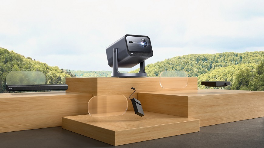 Laser TV Hisense C2, černá, připojení