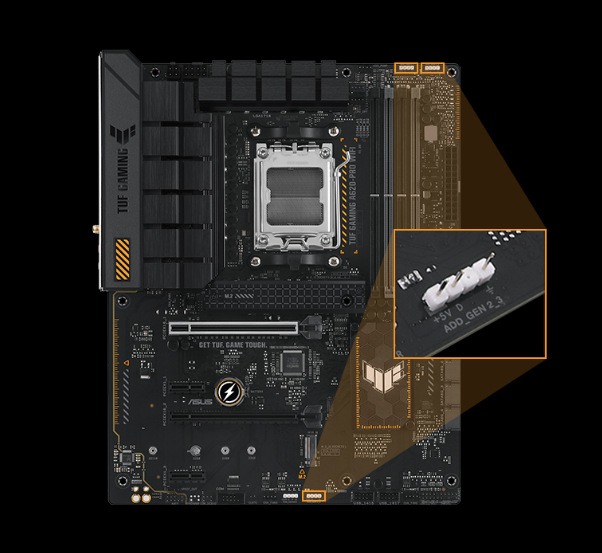 Základní deska Asus TUF Gaming A620-PRO WIFI Základní deska Asus TUF Gaming A620-PRO WIFI