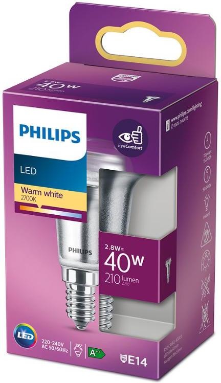 Žárovka LED Philips reflektor, 2,8W, E14, teplá bílá Žárovka LED Philips reflektor, 2,8W, E14, teplá bílá