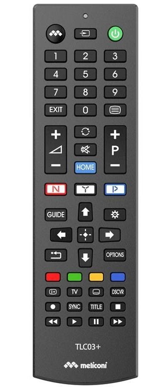 Dálkový ovladač Meliconi TLC03+ pro televize Sony černý