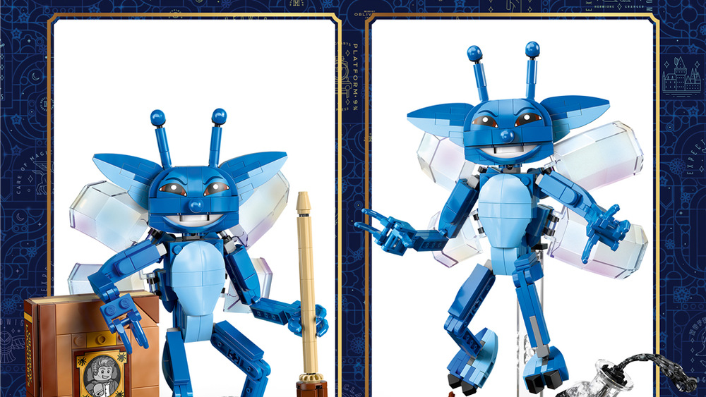 Stavebnice LEGO® Harry Potter™ 76461 Cornwallský rarach Kniha Zlatoslava Lockharta, jeho hůlka a lahvička s inkoustem doplňují model o známé filmové detaily.