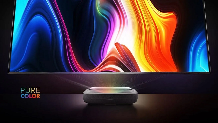 Laser TV Hisense 100L9HD Laser Smart TV Hisense 100L9H, černá, realistické barvy