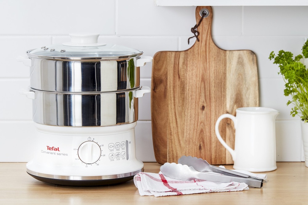 Hrnec parní Tefal CONVENIENT SERIES VC145130 bílý/nerez Hrnec parní Tefal CONVENIENT SERIES VC145130 bílý/nerez