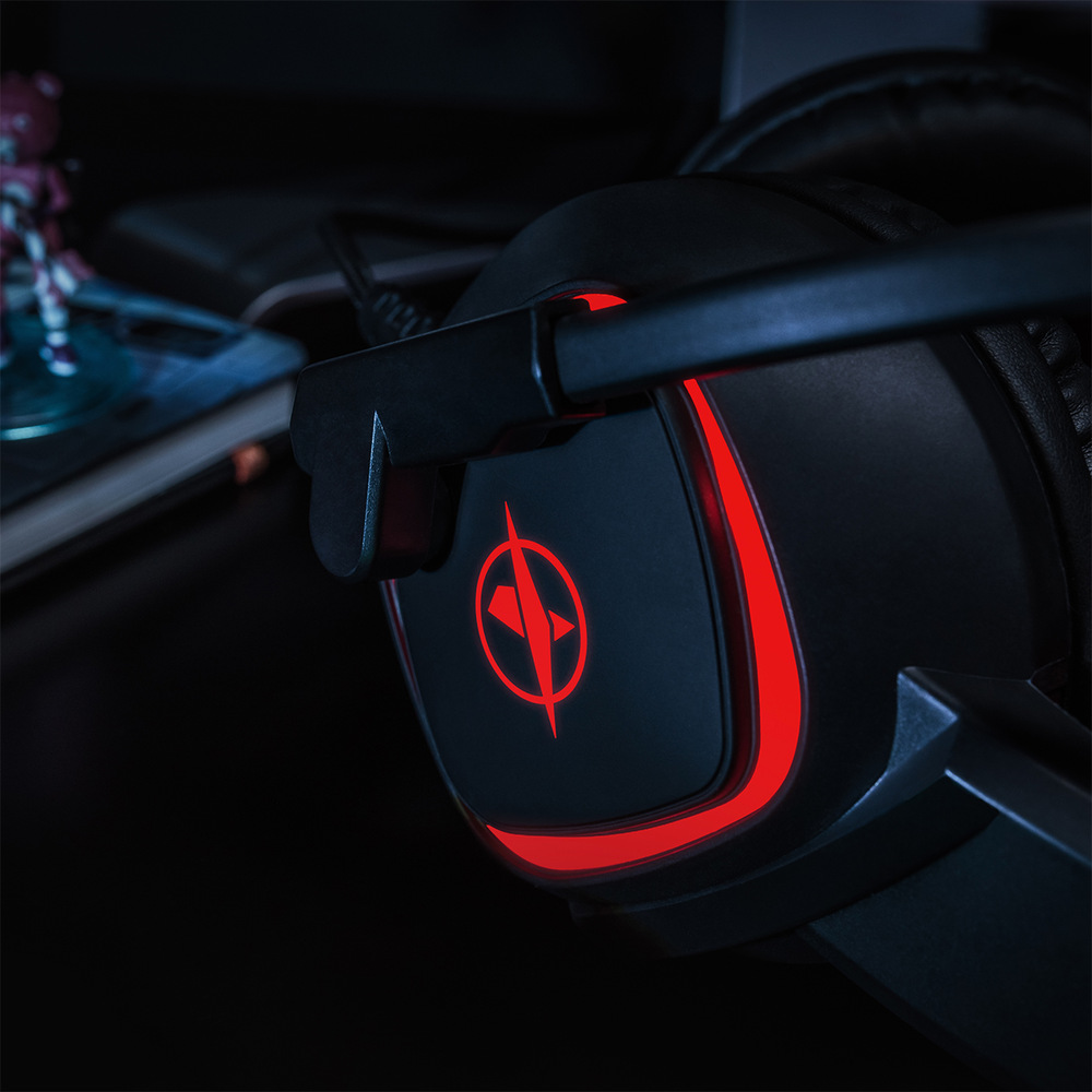 Headset Niceboy ORYX X300 černý/červený Headset Niceboy ORYX X300 černý/červený