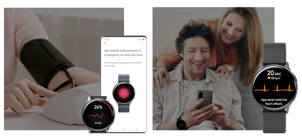 Chytré hodinky Samsung Galaxy Watch Active2 40mm LTE černý/stříbrný Chytré hodinky Samsung Galaxy Watch Active2 40mm LTE černý/stříbrný