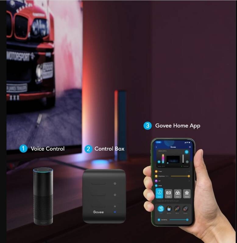 LED světlo Govee Flow PRO SMART LED TV & Gaming - RGBICWW LED světlo Govee Flow PRO SMART LED TV & Gaming - RGBICWW
