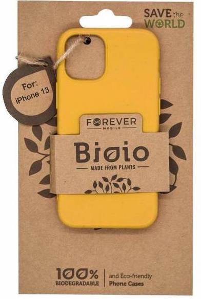 Kryt na mobil Forever Bioio na Apple iPhone 13 žlutý
