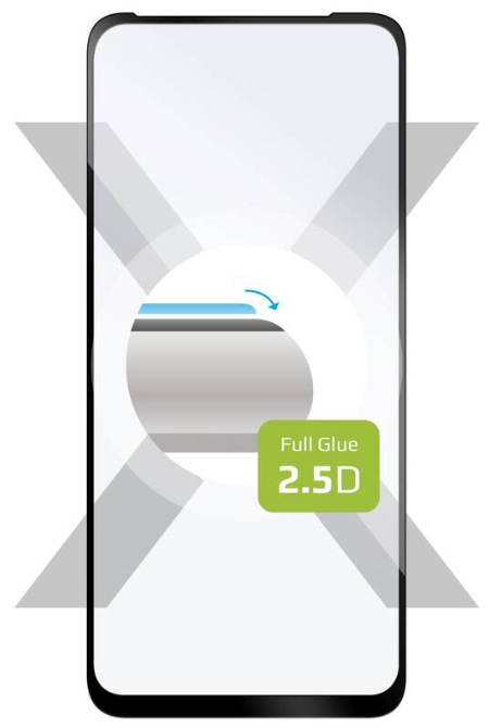 Tvrzené sklo FIXED Full-Cover na Realme C21 černé