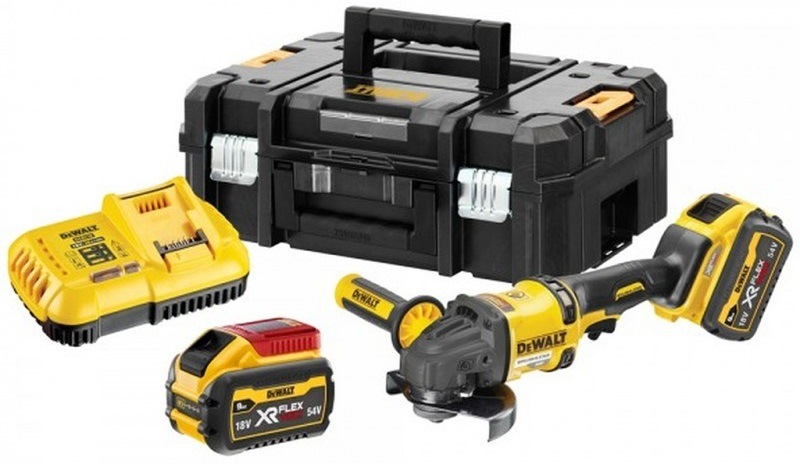 Úhlová bruska akumulátorová Dewalt 54V XR Flexvolt DCG418X2 (s baterií)