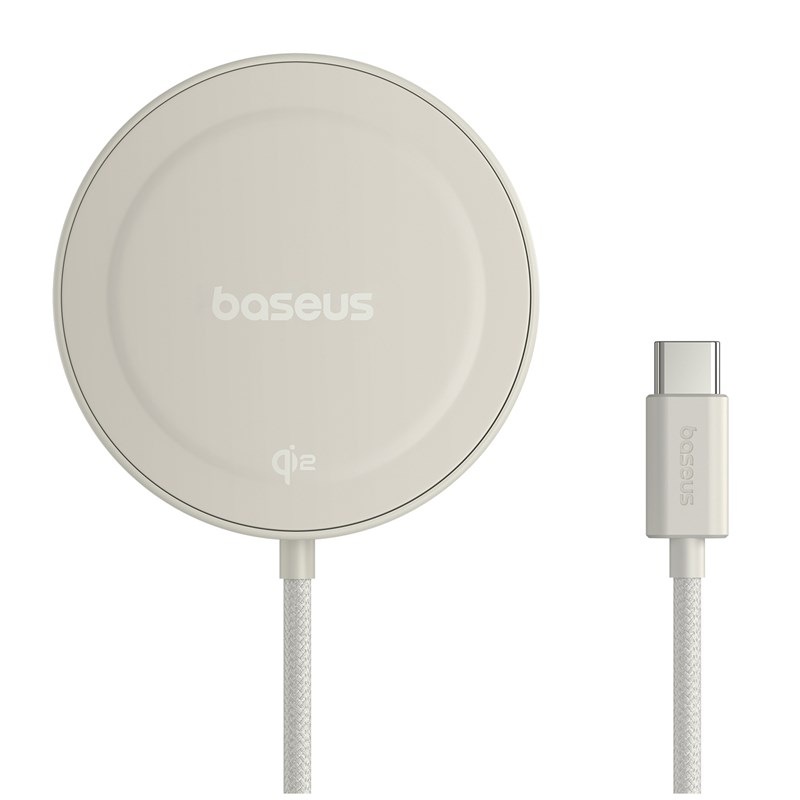 Bezdrátová nabíječka Baseus Simple Mini4 Qi2 15W zlatá