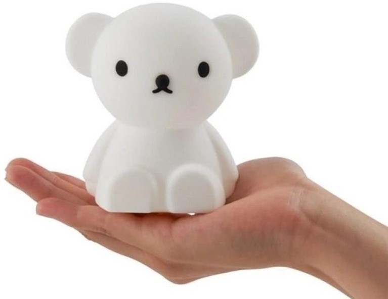 Dětská LED lampička Mr Maria Mini medvídek Boris - bílá