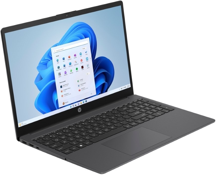 HP 15-fd0690nc + Microsoft 365 pro jednotlivce, šedá