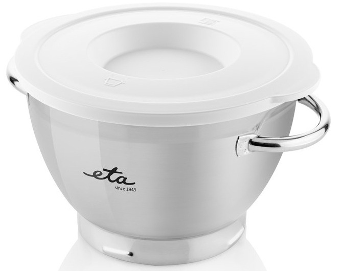 Nerezová mísa ETA 1028 99003 pro kuchyňské roboty Gratus EVO a Kuliner II s plastovým víkem