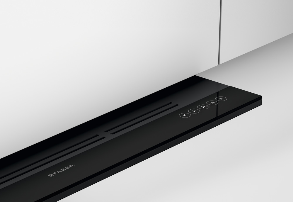Odsavač par Faber IN-NOVA ZERO DRIP EXTREME BK MATT A90 obsahuje moderní baffle filtry pro precizní oddělování mastnoty