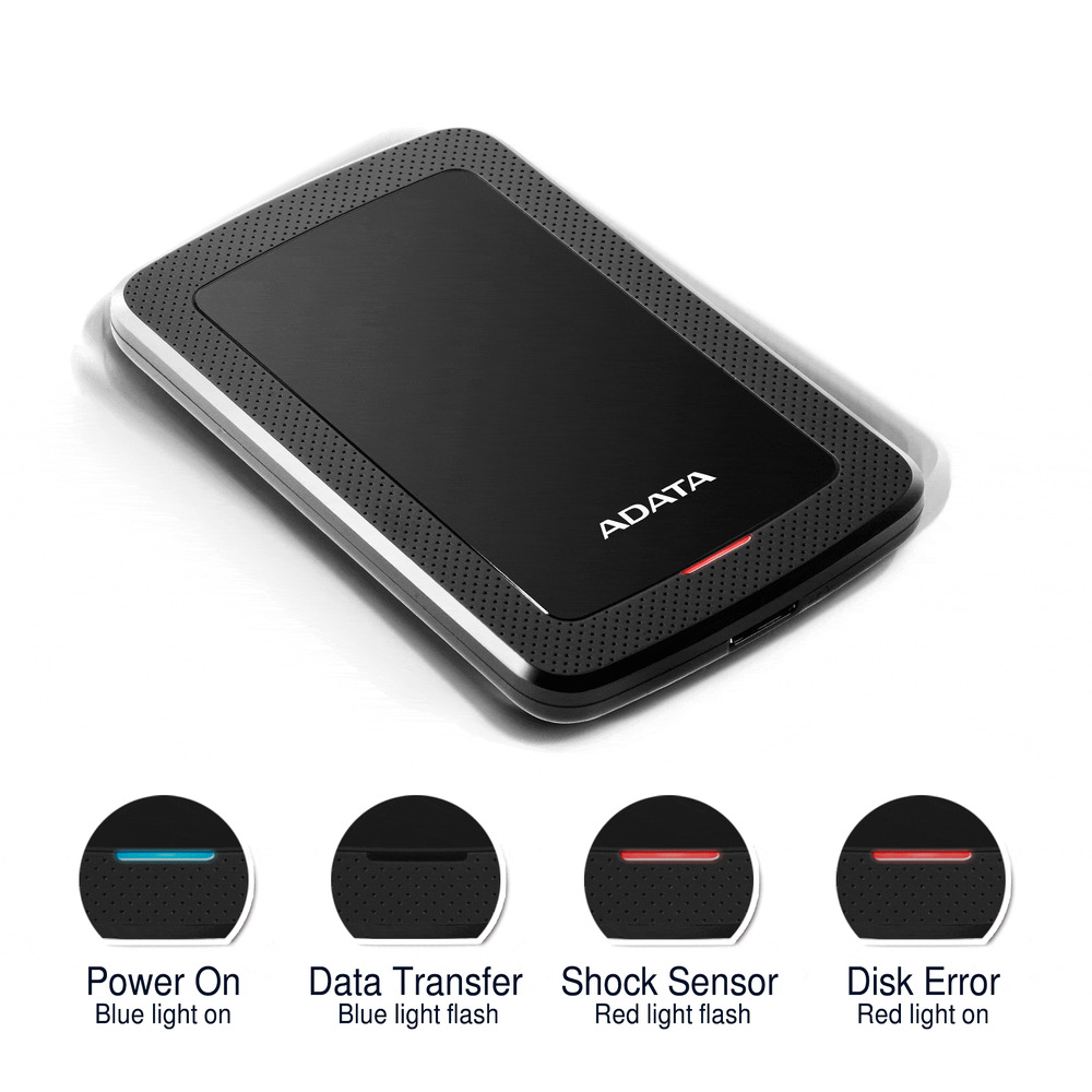 Externí pevný disk 2,5" ADATA HV300 1TB červený Externí pevný disk 2,5" ADATA HV300 1TB červený