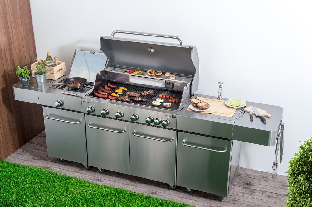 Gril zahradní plynový G21 Nevada BBQ kuchyně Premium Line, 8 hořáků G21 Nevada BBQ Premium Line
