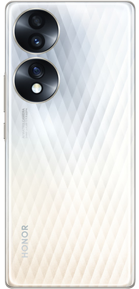 Mobilní telefon HONOR 70 5G 8 GB / 256 GB stříbrný