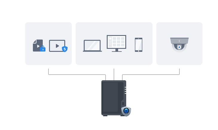 Datové úložiště (NAS) Synology DiskStation DS423 černé Synology DiskStation DS423