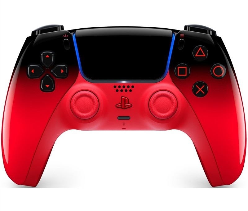 Ovladač Sony DualSense® pro PS5, červená barva.