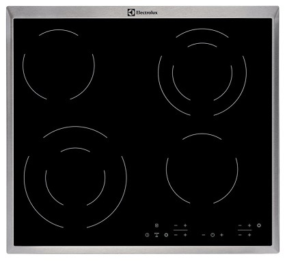 Sklokeramická varná deska Electrolux EHF6342XOK černá/nerez