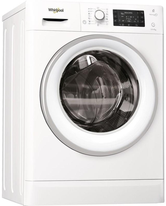 Pračka se sušičkou Whirlpool FreshCare+ FWDD117168WS EU bílá barva
