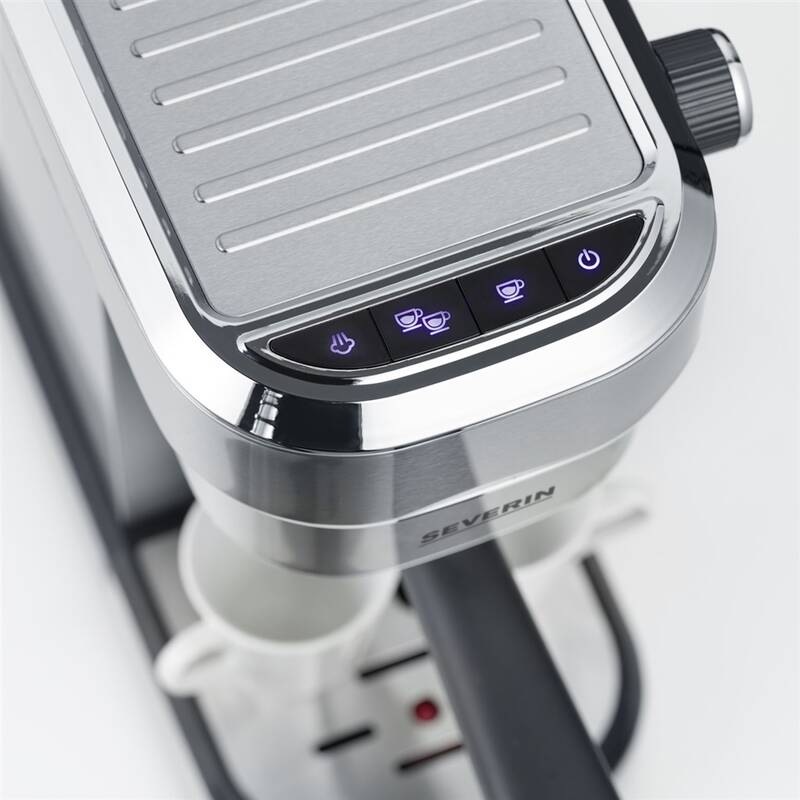 Espresso Severin KA 5994 stříbrné Espresso Severin KA 5994 stříbrné