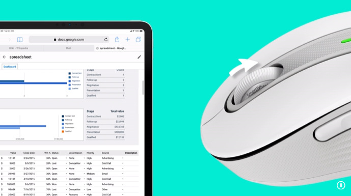 Myš Logitech M650 růžová Myš Logitech M650 růžová