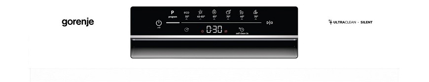Myčka nádobí Gorenje GS642D90W, bílá, detail