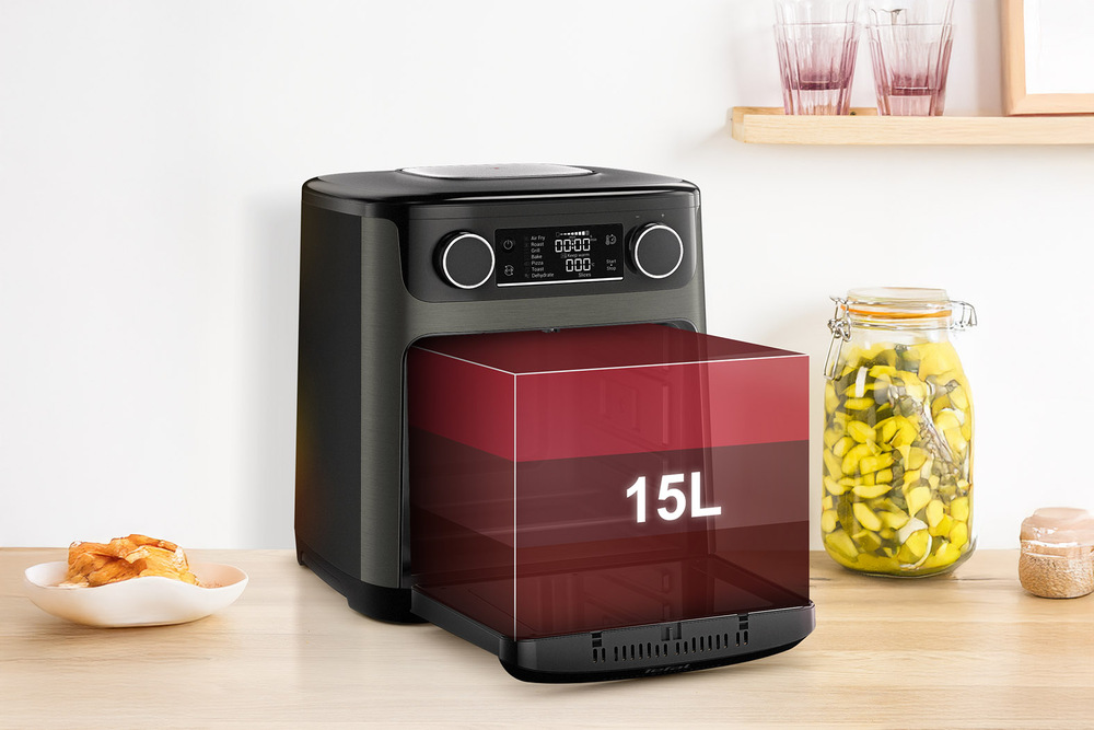 Fritéza horkovzdušná Tefal FW5558E0 Easy Fry 15 l černá