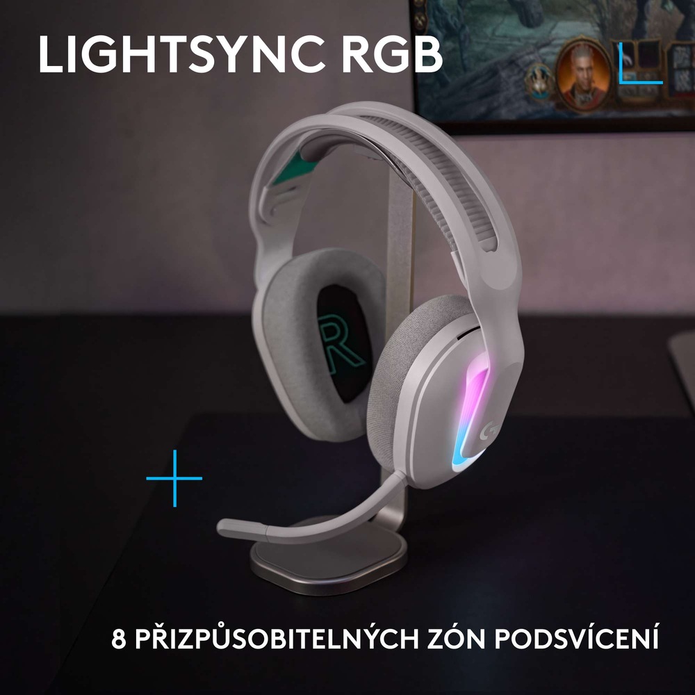Headset Logitech Gaming G522 Lightspeed bílý