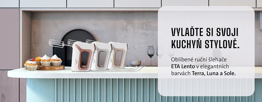 Ruční šlehač ETA Lento Elements, zlatá