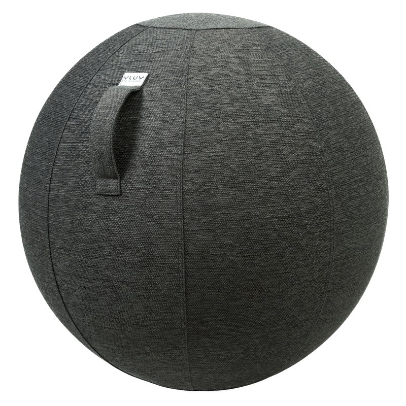Sedací míč VLUV Bol Stov 60–65 cm Anthracite, antracitová barva.