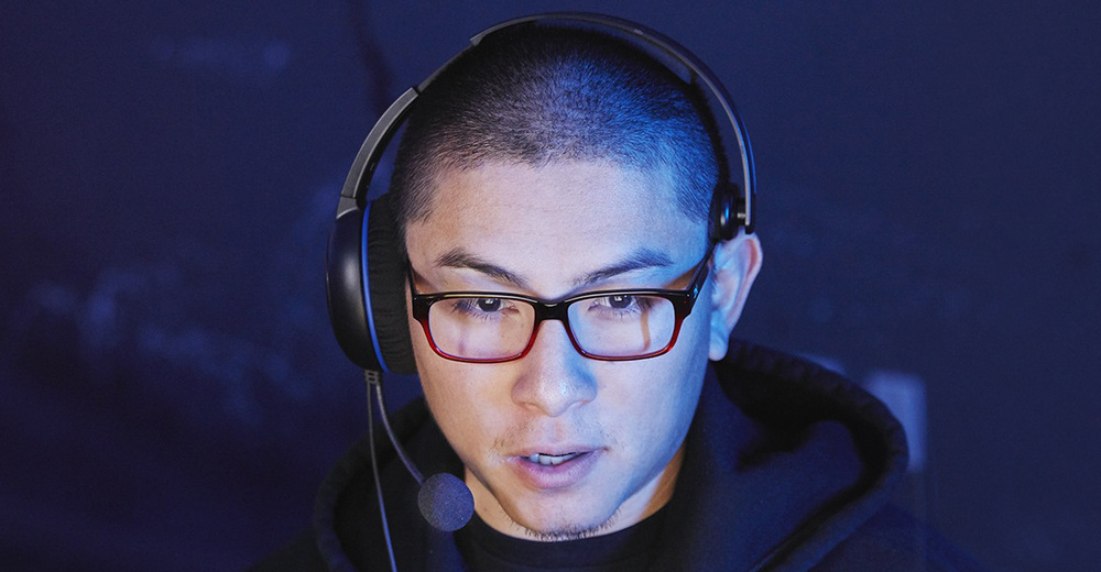 Headset HyperX Cloud Chat - PS4 černý/modrý