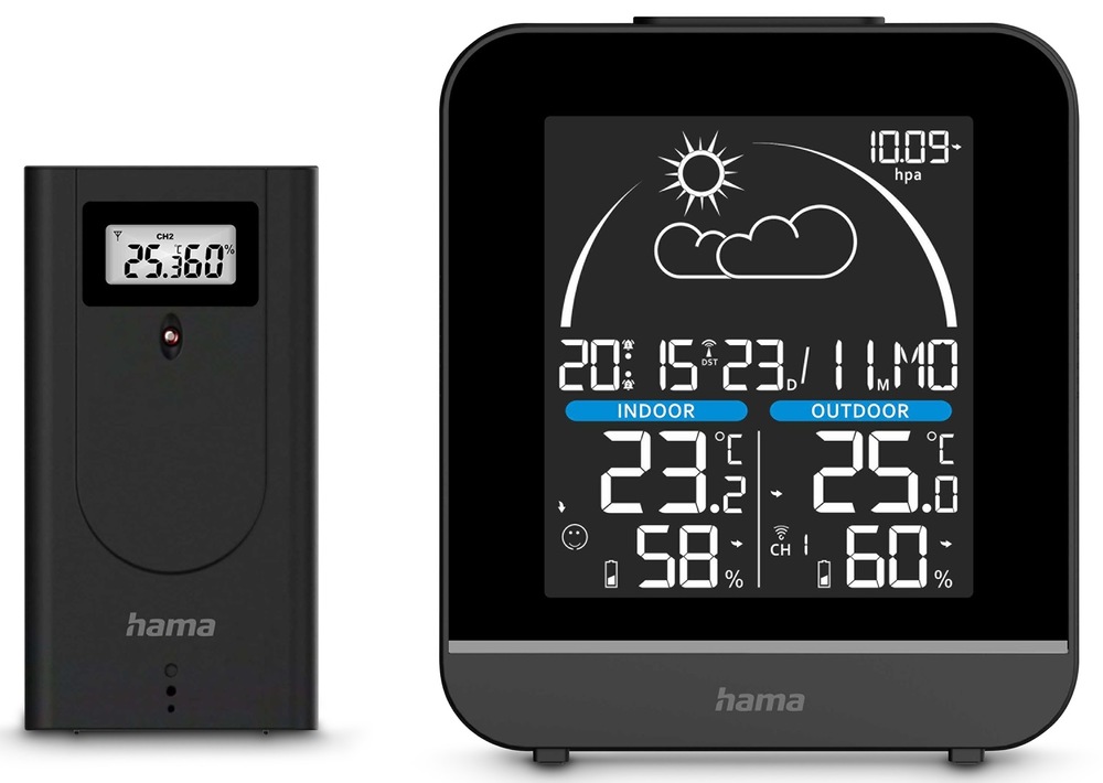 Meteorologická stanice Hama La Gomera černá HAMLAGOMERA_03