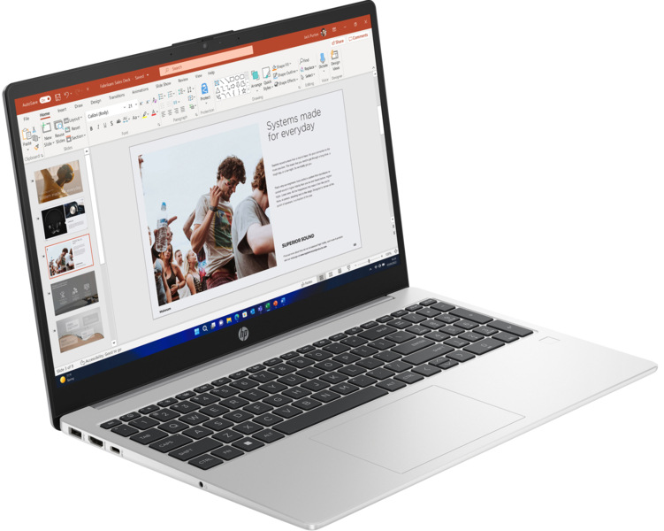 Notebook HP 250R G10 stříbrný HP 250R G10, stříbrná