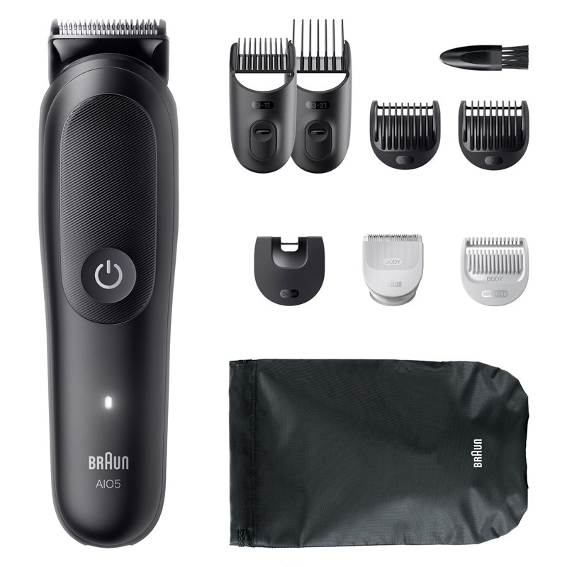 Zastřihovač multifunkční Braun Series 5 AIO5540 černý